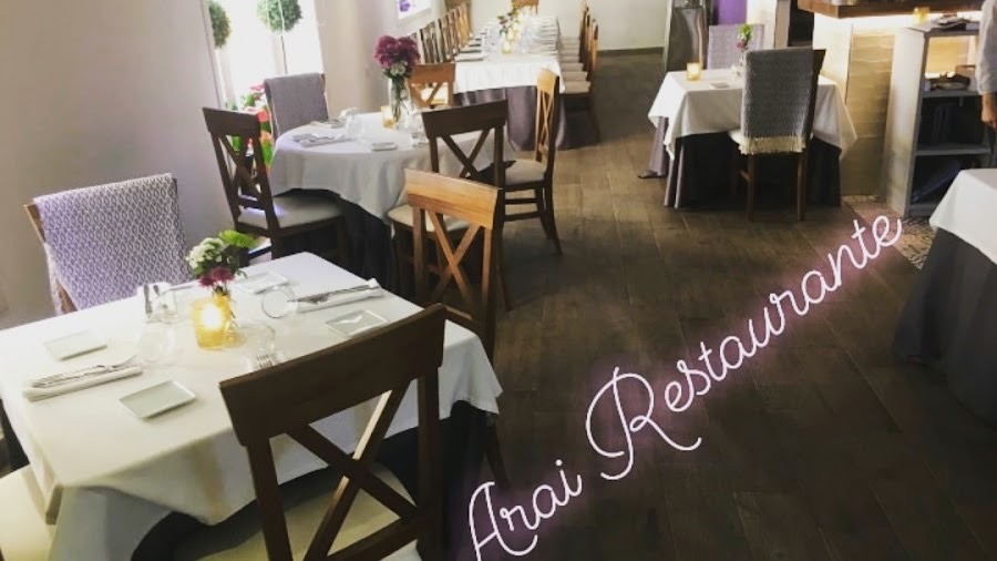 Arai Restaurante: the food