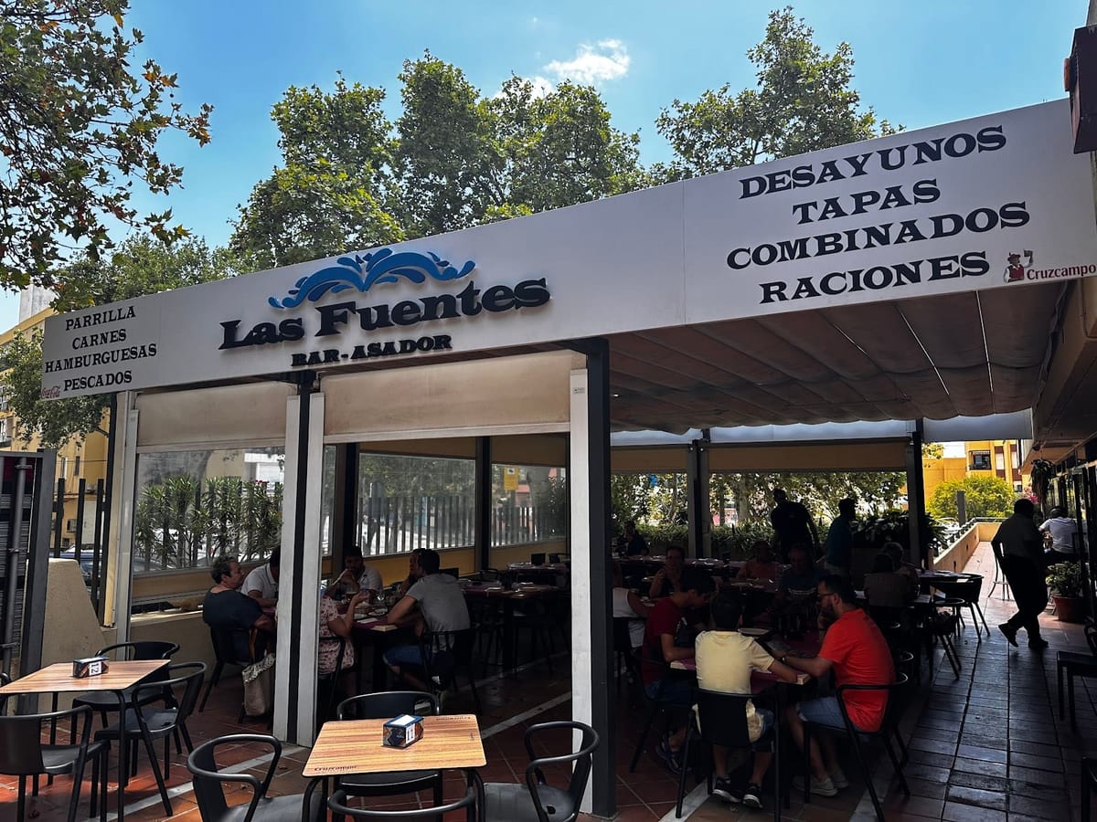 Asador Bar Las Fuentes: the food