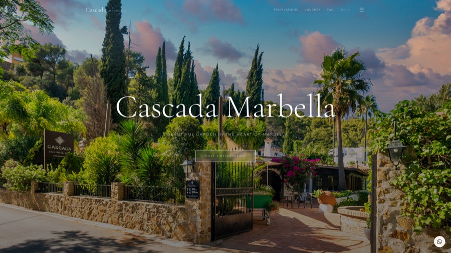 Cascada Cocina & Bar: the food