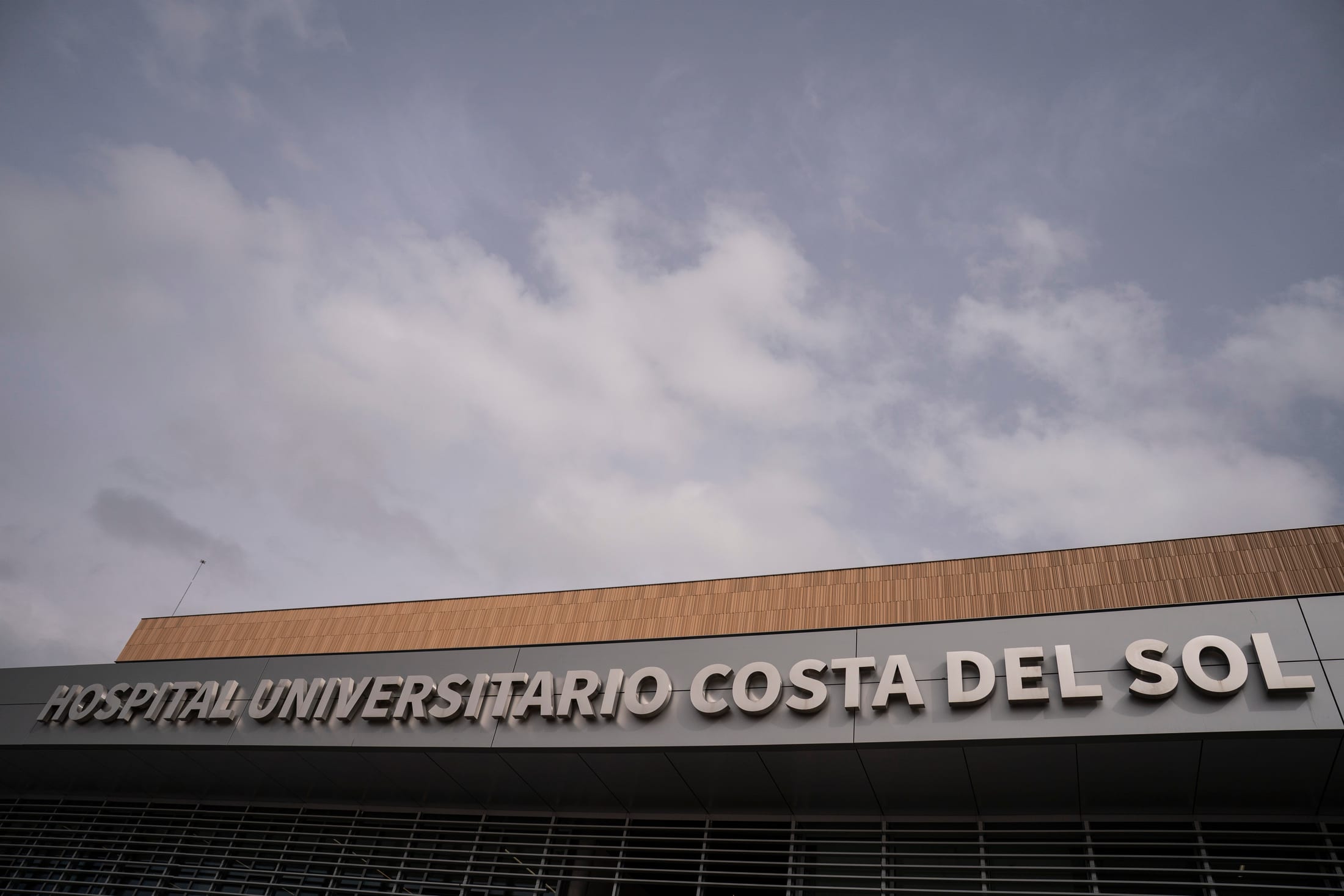 The facade of Hospital Universitario Costa del Sol in Marbella