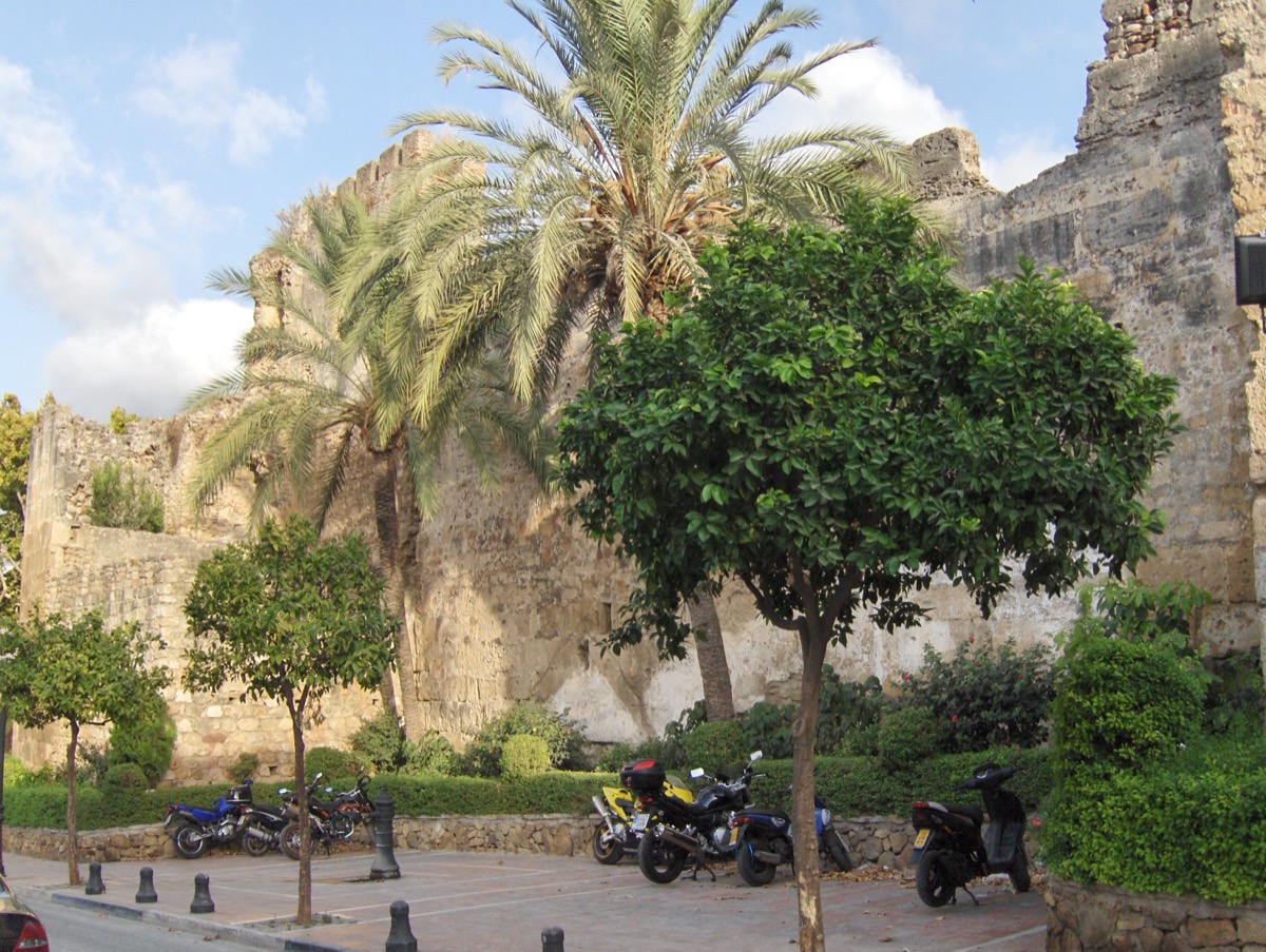 Surviving stone walls of Marbella’s castle