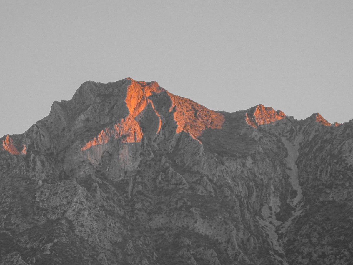 Rocky peak of La Concha above Marbella