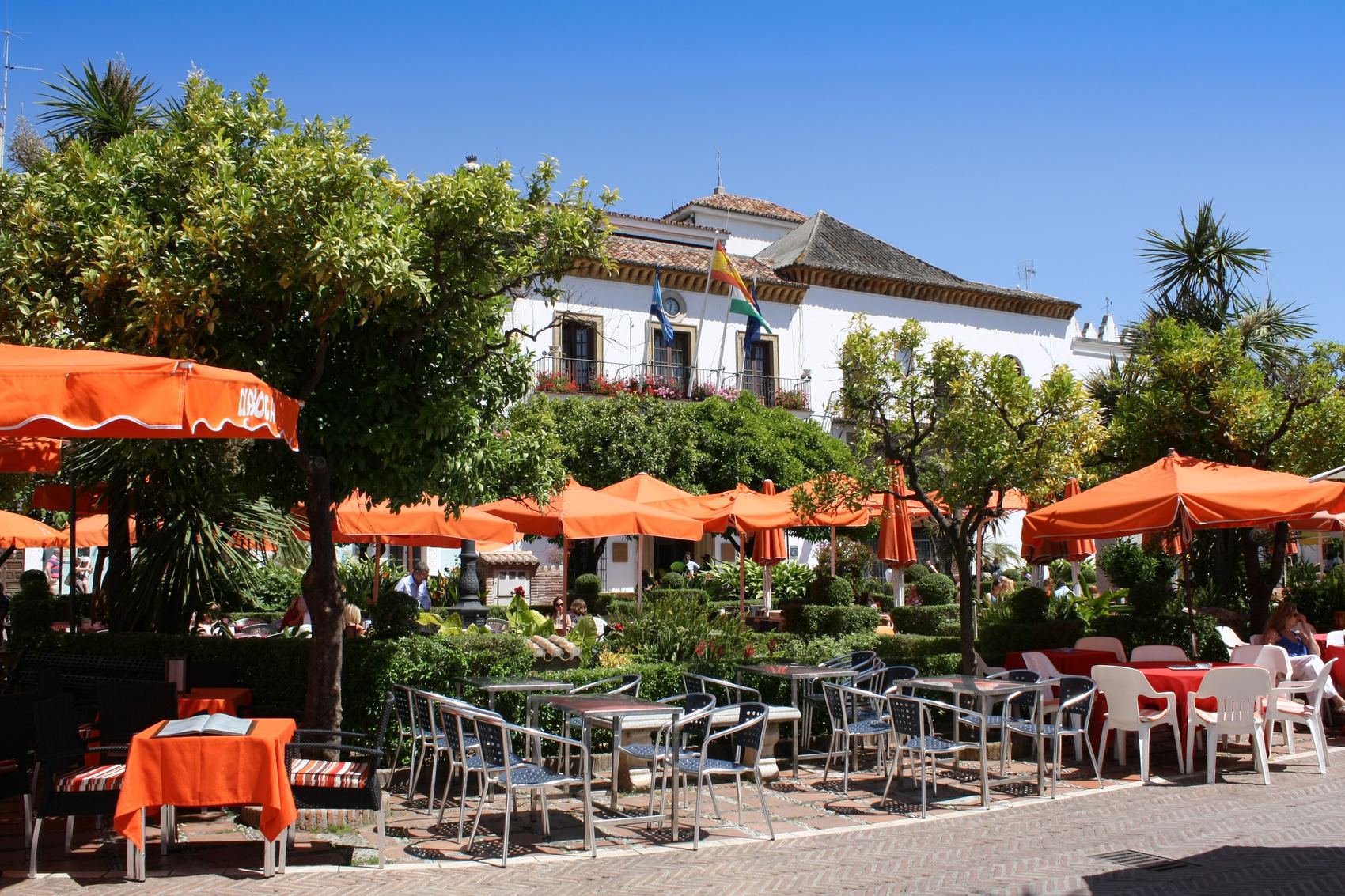 Plaza de los Naranjos, Marbella's old town square