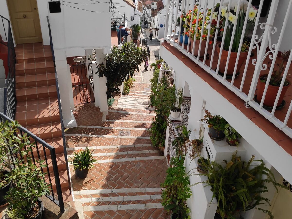 A whitewashed street in Mijas Pueblo