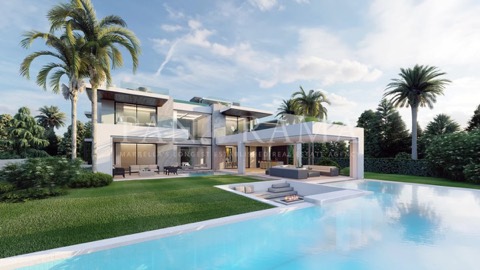 Villa asking €7,300,000 in Altos de Puente Romano, Marbella